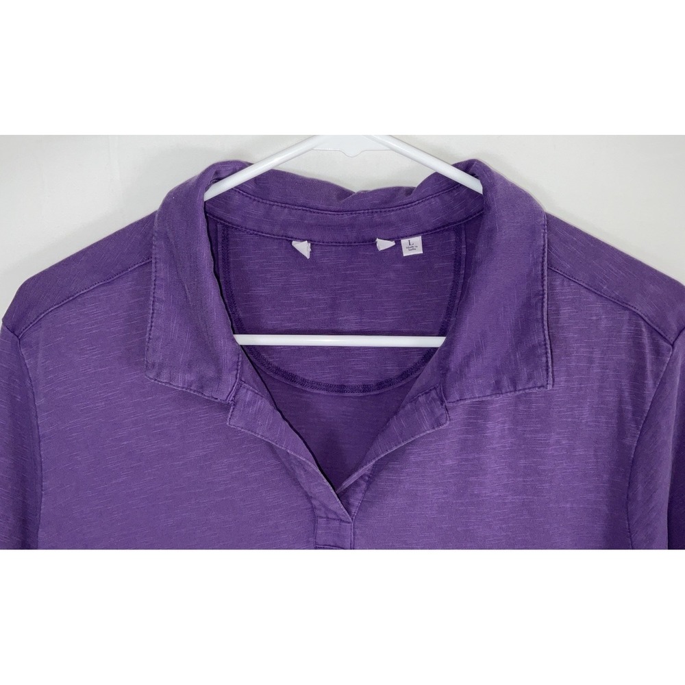 NWOT Women's Johnnie-O Golf Polo Shirt - Coastal Wash - Purple - Large - Picture 2 of 6